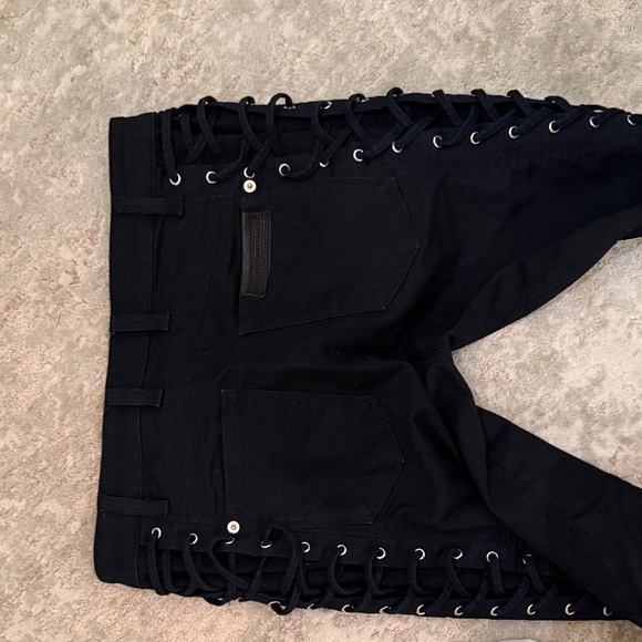 Faith Connexion Black Lace-Up Jeans - Picture 4 of 5